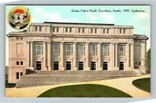 1909 Alaska Yukon Pacific Exposition Auditorium Vintage Souvenir Postcard picture
