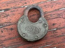 Antique Padlock Corbin Made In USA Vintage Pad Lock Vtg picture