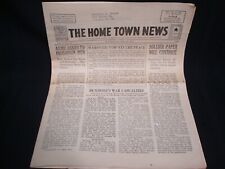 WWII over August 22, 1945 Vintage Newspaper The Home Town News Dunmore Pa. picture
