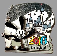 HTF Disney DLR Pin Dated Series 2016 Oswald the Lucky Rabbit Music Note Castle picture