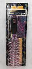 Conair Hair Brush Positively Paisley w/ Matching Barrett 9 Row NOS 90’s Vintage  picture