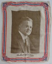 Attractive 1928 Herbert Hoover Presidential Campaign Portrait Bandanna picture