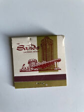 MATCHBOOK - THE SANDS HOTEL & CASINO - LAS VEGAS, NV - UNSTRUCK (Hole in Back) picture