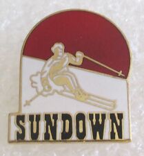Sundown Mountain Ski Resort Skiing Souvenir Collector Pin - Dubuque, Iowa picture