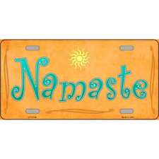 Namaste Novelty Metal License Plate Tag LP-10744 picture