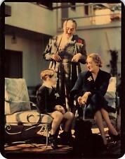 Rare Adolphe Menjou actor Snapshot Color Photo Family 1950s MCM 3.75
