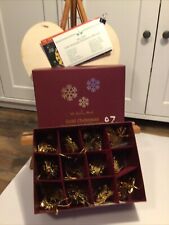 2007 Danbury Mint Christmas Ornament Set Of 12 In Collectible Box  picture