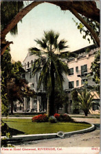 1908. RIVERSIDE, CA. VISTA AT HOTEL GLENWOOD. POSTCARD JJ14 picture