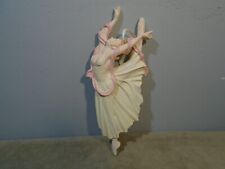 HAND PAINTED MOLDED PLASTER BALLERINA 6” ORNAMENT UNBRANDED (CB4209) picture
