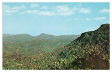 Vintage Panoramic View of US 64 Cashiers Valley NC Postcard Devils Court House picture