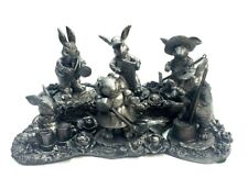 Michael Ricker Pewter Bunny Band Series all stamped picture