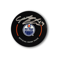 Mattias Ekholm Autographed Edmonton Oilers Official Hockey Puck picture