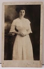 RPPC Bellefonte Pennsylvania Woman 1913 to Ruth from Leona Postcard D18 picture