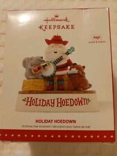  Holiday Hoedown Ornament Hallmark Magic Sound & Motion  2015 Keepsake In Box picture