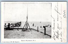1906 KEANSBURG BEACH NEW JERSEY*NJ*PUBL by W W RAMSEY*BLACK & WHITE POSTCARD picture