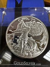 10 oz 2015 Modern Ancients Nike Goddess Victory .999 Silver Proof Round Ltd Ed. picture