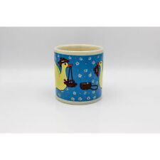 Vintage Taylor & NG 1981 Gracey Goose Mug Cup Coffee Tea Blue Background Japan picture