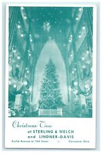c1960's Christmas Tree Sterling & Welch Store Cleveland Ohio OH Postcard picture