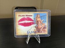 2023 Collectors Expo Model Heloine Moreno Authentic Autographed Kiss Card picture