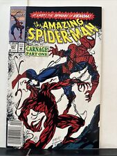 Amazing Spider-Man #361 (1992) Newsstand, 1st Full Appearance of Carnage. picture