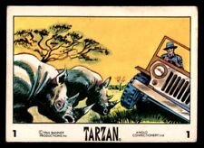 1967 Anglo Confectionery Tarzan #1 Tarzan VG/EX picture