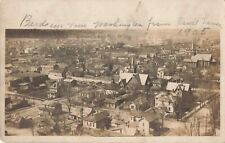 Birdseye View from Court House Washington Indiana c1905 Real Photo RPPC picture
