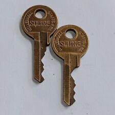 2 Vintage Squire Keys. A1595 And A5122. picture