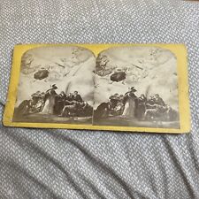 Antique Stereoscope Card Photo: Painting in Dome of Capitol - Washington DC Art picture