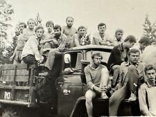 1982 Young Guys Handsome Affectionate Men Riding Truck Vintage Photo SNAPSHOT picture