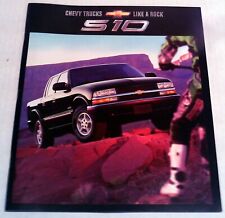 2000 Chevrolet S10 Sales Brochure picture