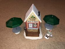 Summit Cafe 2010 Lemax Village Collection Table Accent *RARE/RETIRED* picture