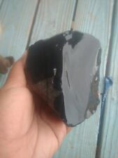 Big Obsidian Chunk Ready For.Display Knapping Or Collection  picture