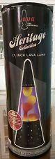 NEW Lava-Lite Heritage Collection Wizard Lava Lamp From 2014 Purple/ Yellow picture