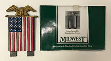 Midwest of Cannon Falls Doorknocker Topper American Flag, Usa picture