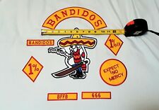 BANDIDOS MC Biker Embroidery Patches Iron on Jacket Vest Sew on for Clothing picture