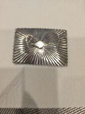Gorgeous Vintage  Sterling Silver Belt Buckle  picture