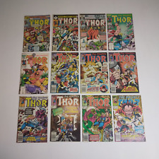 12 Mighty Thor Comics 250, 257, 313, 346, 367, 386, 392, 395, 397, 398, 405, 453 picture
