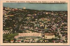 c1940s University of Wisconsin Madison Postcard Football Stadium, Aerial View picture