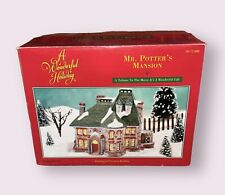 A Wonderful Holiday Bedford Falls MR POTTER'S MANSION Target 1998 picture