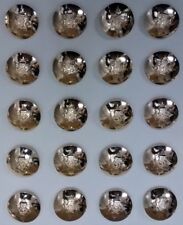 Genuine British Military Dress Buttons No1 & No2 Staybrite Assorted Regt - LOT picture