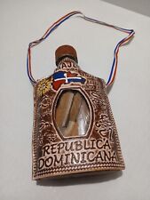 Dominican mamajuana Mixture Bottle on leather Handcrafted With Strap Small picture