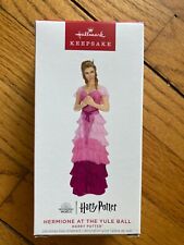 2023 Hallmark HERMIONE AT THE YULE BALL Harry Potter Limited Ornament 4.8