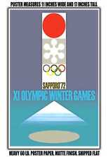 11x17 POSTER - 1972 Sapporo 72 Xi Olympic Winter Games picture
