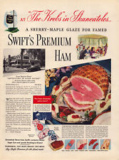 A2 1941 Vtg Advertising Print Ad Food Swifts Premium Ham  WW II Era New York picture