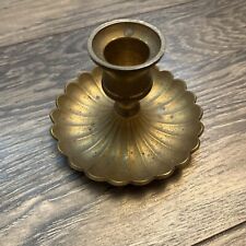 MCM VINTAGE~[ SOLID BRASS ] CANDLE STICK HOLDER QUALITY PIECE picture