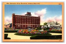 New Salvation Army Residence Asbury Park New Jersey NJ LInen Postcard N24 picture