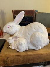 Rosenthal Netter Bunny And Baby Rabbit Figurine Animal Japan Easter picture