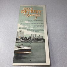 Vintage 1926 Come To Detroit The Beautiful Tourism Travel Brochure Motor City   picture