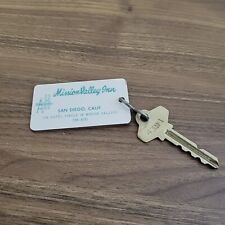 Mission Valley Inn Hotel Motel Room Key Fob with Key San Diego California #43*1 picture