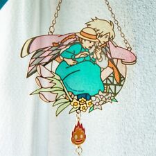 Studio Ghibli Howl's Moving Castle Sun Catcher Like Stained glass Calcifer JPN picture